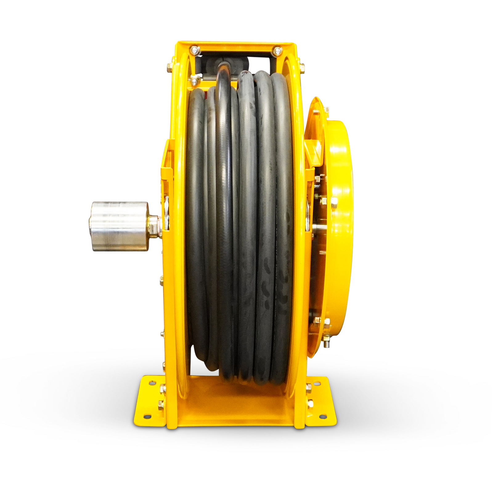 Heavy duty pressure 30m air pneumatic hose reel for hydraulic oil dispenser  pump pipe reel with